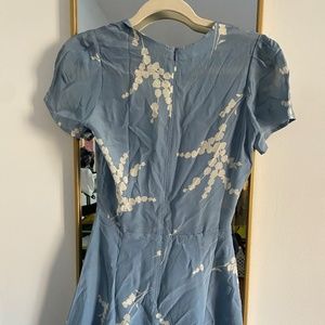 RARE réalisation par blue floral dress XS